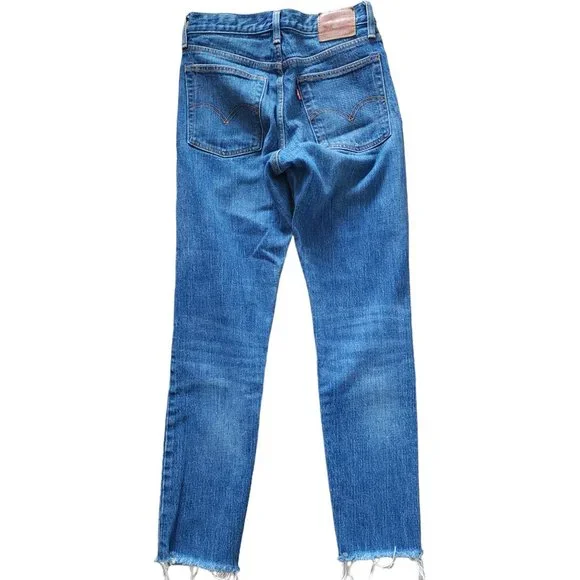 Levi's white oak cone denim jeans, raw hem - Picture 2 of 8